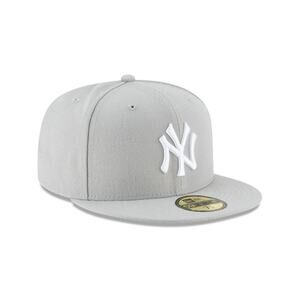 NWT New York Yankees Gray Basic 59FIFTY Fitted